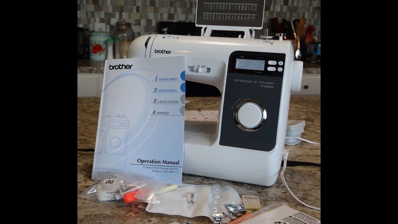Opening Box on Brother ST150HDH Sewing Machine