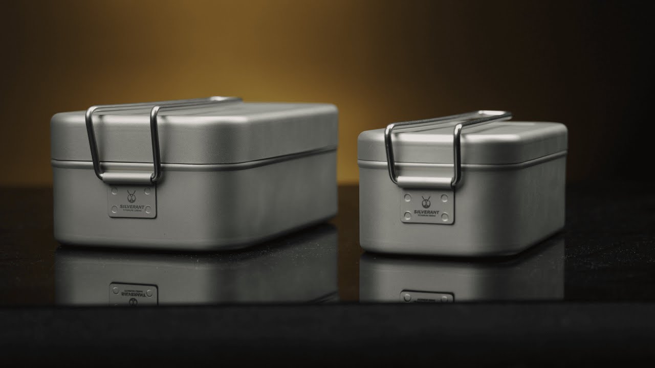 SilverAnt Ultralight Titanium Mess Tins Medium & Large
