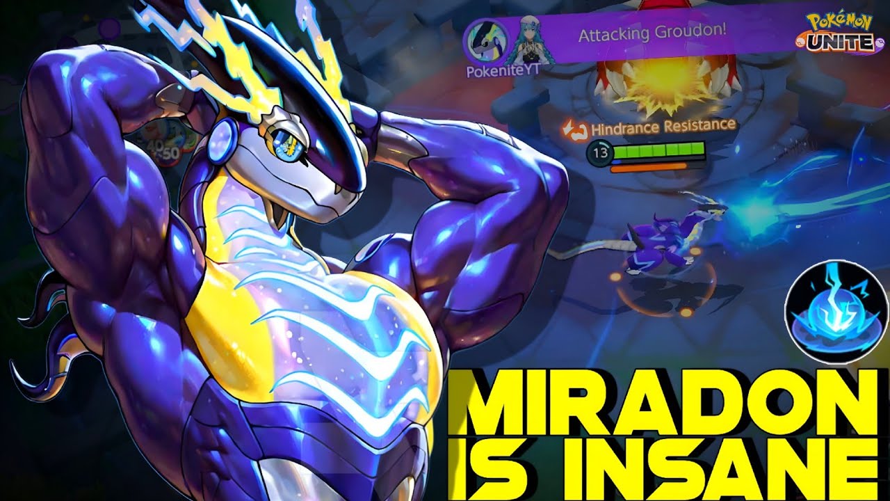 MIRAIDON IS STILL INSANELY BEST FOR LONG RANGE 😲 | POKEMON UNITE