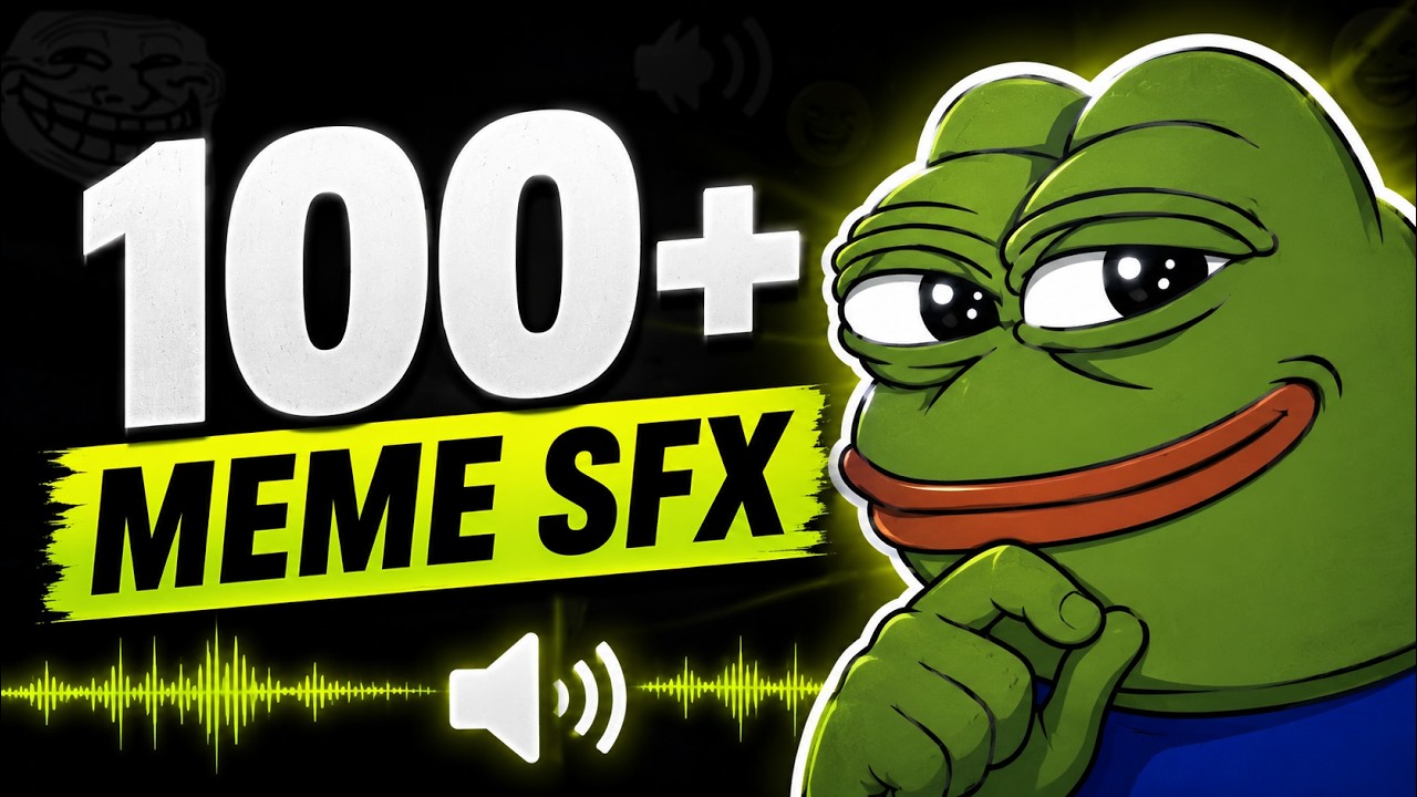 100+ MEME SOUND EFFECTS Pack For Editing 2026 | FREE DOWNLOAD NO COPYRIGHT