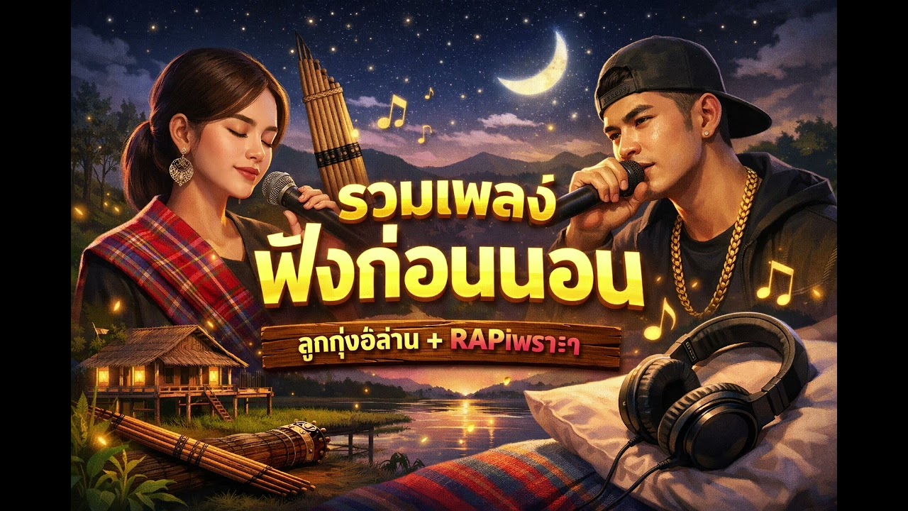  EP. 68 รวมเพลงฟังก่อนนอน ลูกทุ่งอินดี้|แร็ป 