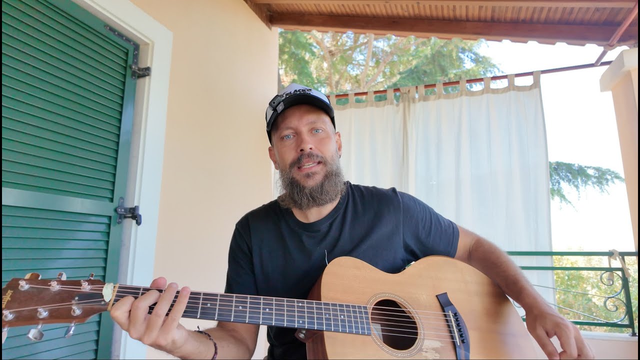 Με τόσα ψέμματα ( Α. Ιωαννίδης ) - μάθημα κιθάρας - ρυθμός - συγχορδίες