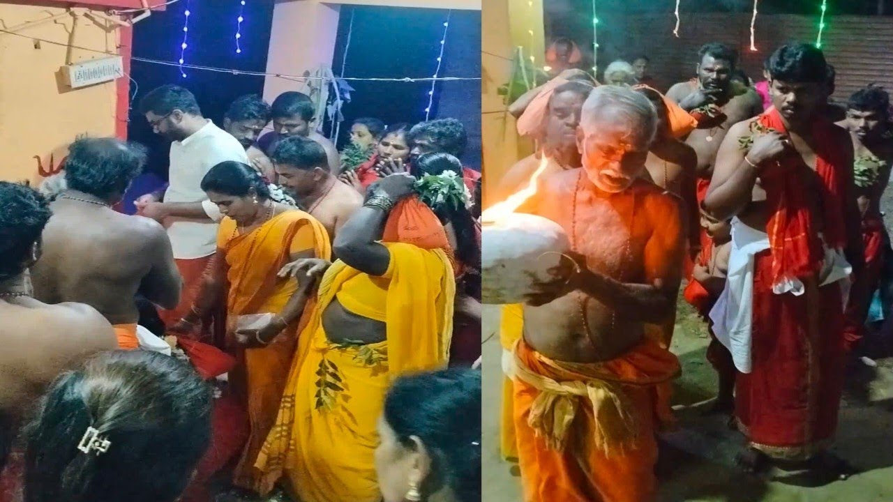 Ma విలేజ్ lo om శక్తి మాల వేసుకొని మెల్ మరువత్తూరు వెళ్లి అమ్మను దర్శనం  వచ్చాము # Om Sakthi 