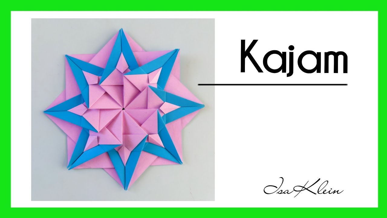 Mandala de origami: Kajam - Fácil!