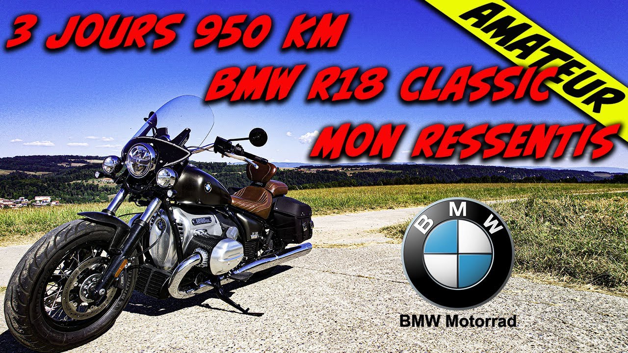 Je fais 950 km en 3 jours avec une BMW R18 classic 2022 de prêt #bmw #bmwr18 #bmwmotorrad #motovlog