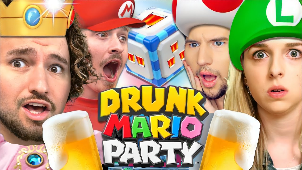 Mario Party, But We’re ALL Drunk… (with Jenn, Ricky & Crawford)