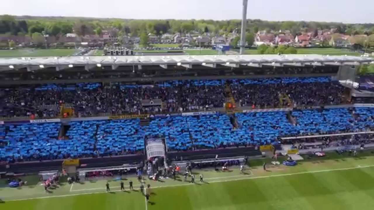Tifo Club Brugge (drone aerial)