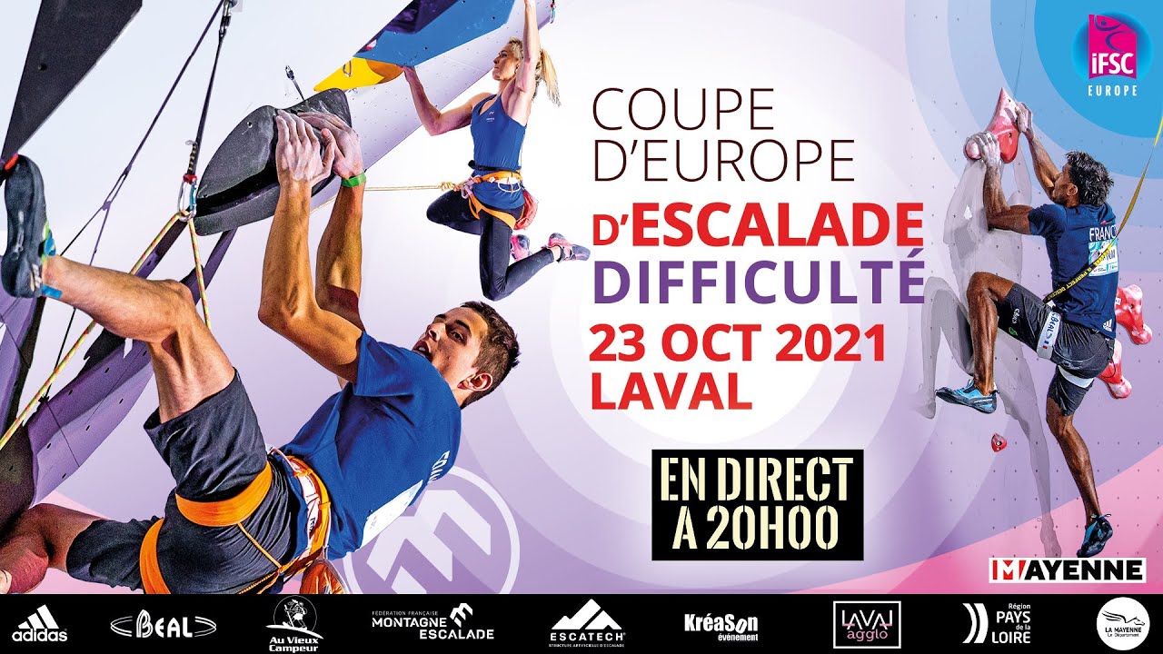 Coupe d'Europe d'escalade de difficulté - Finales - LAVAL