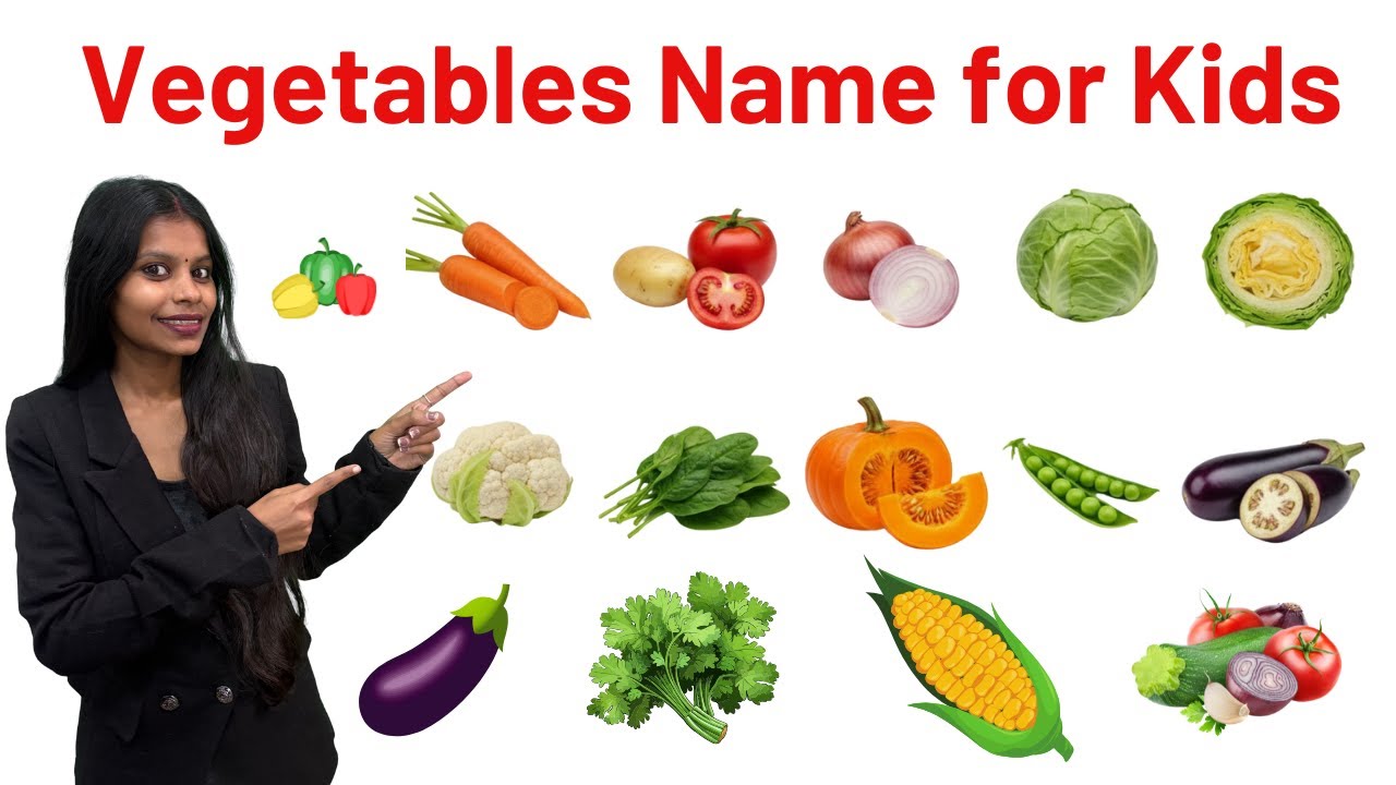 30 Vegetables Name for Kids 🥕 | Vegetables with Pictures  | #vegetables #kidslearning #preschool