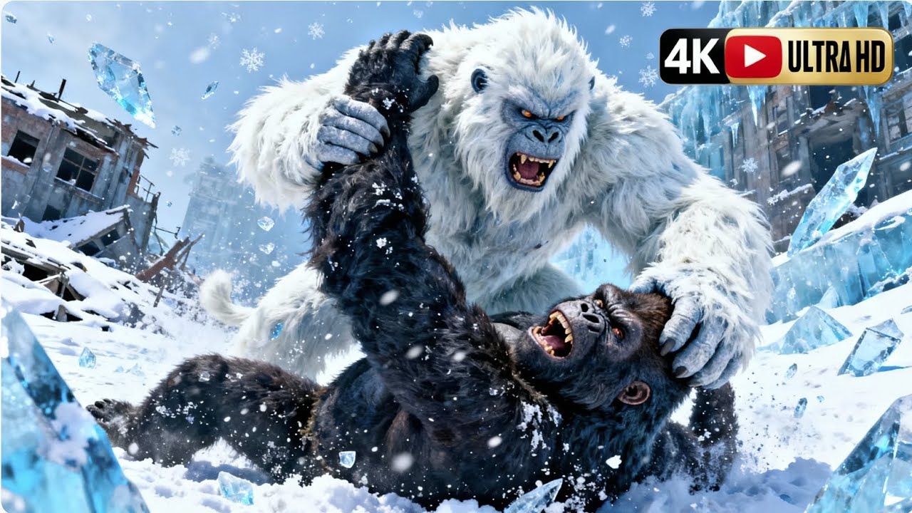 YETI vs. KING KONG | Battle of the Titans in a Frozen City!