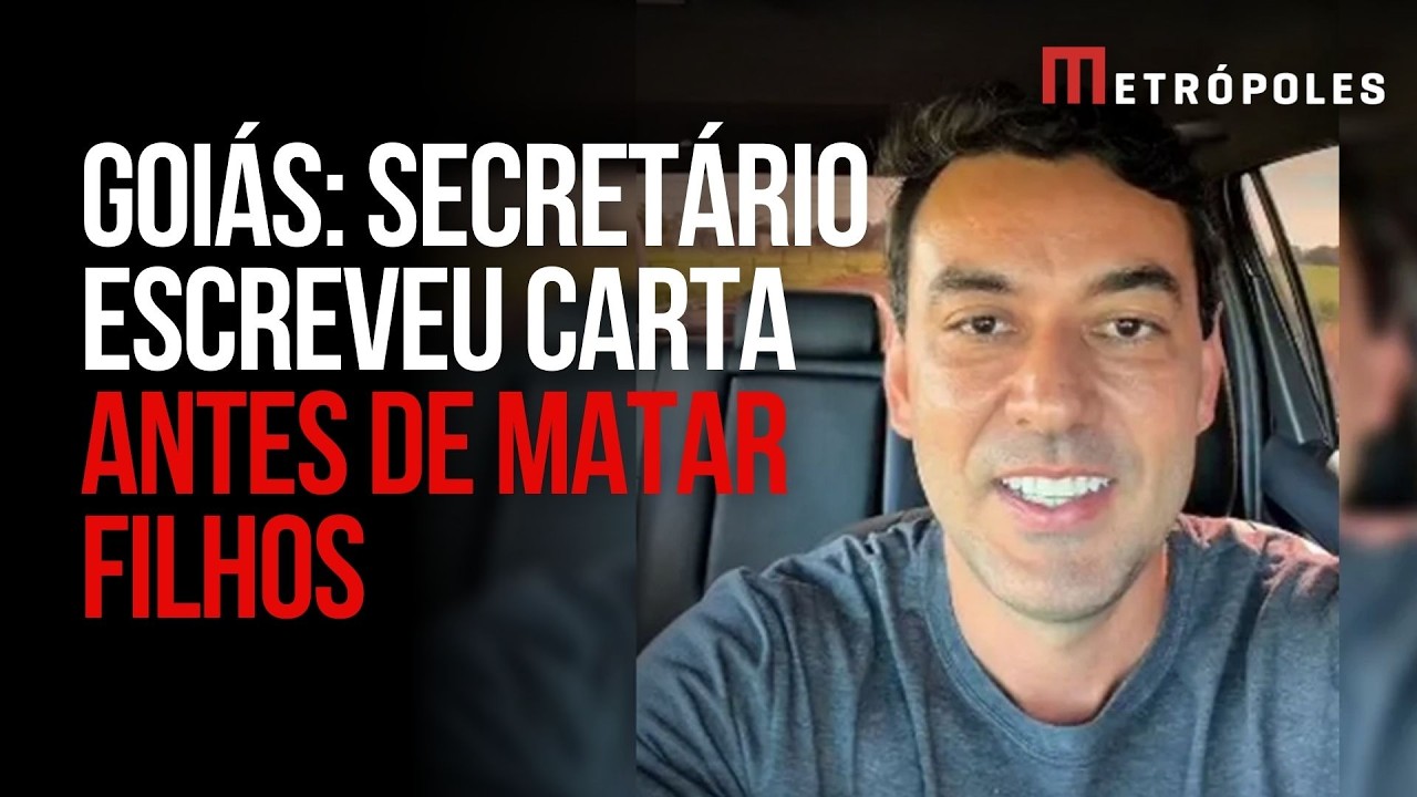 Secretário de GO escreveu carta antes de atirar em filhos e se matar