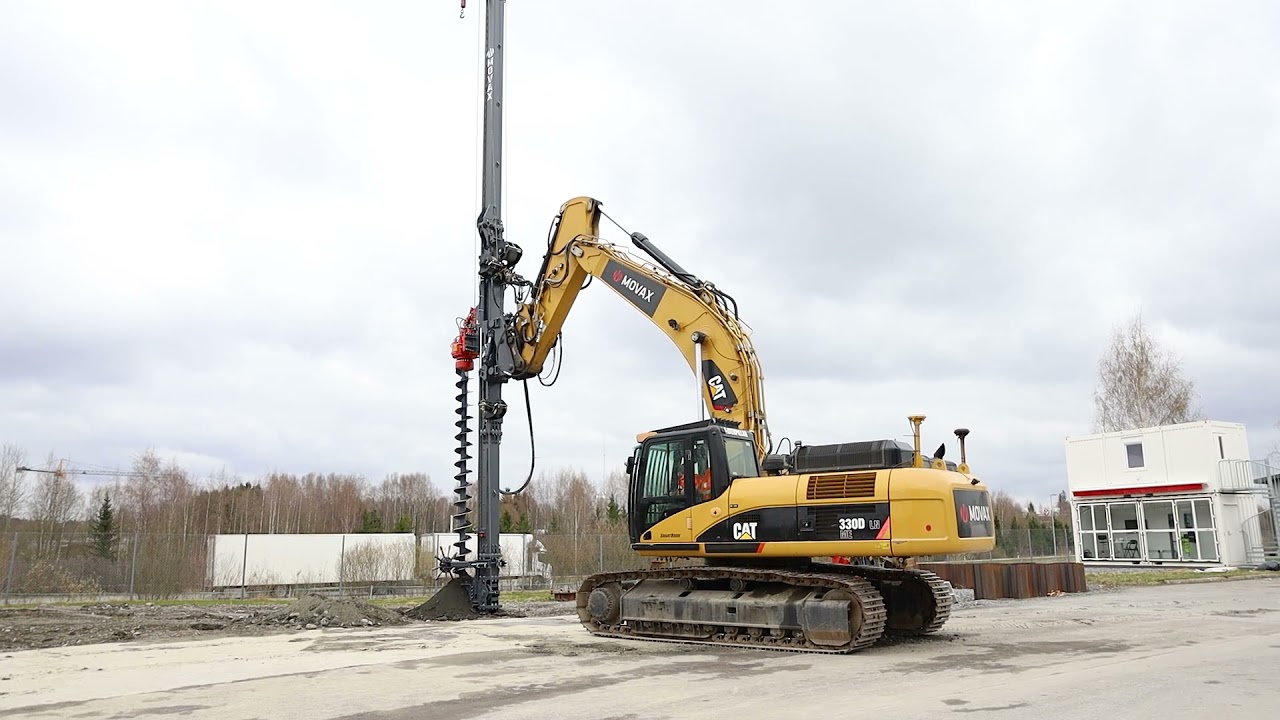 MOVAX Multi-tool piling leader MPL-300 CFA