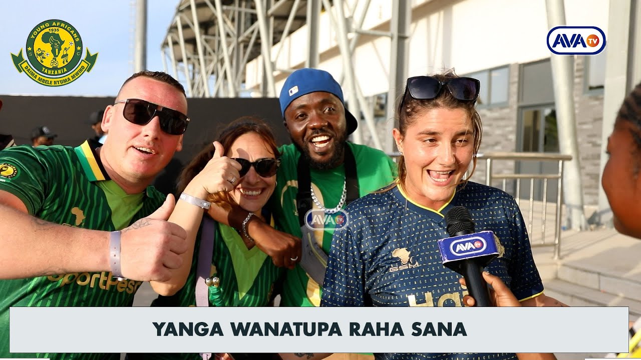 WAZUNGU WA ZANZIBAR WAPAGAWA NA MASTAA YANGA/WAPIGA KELELE ZA KUIPENDA YANGA SC