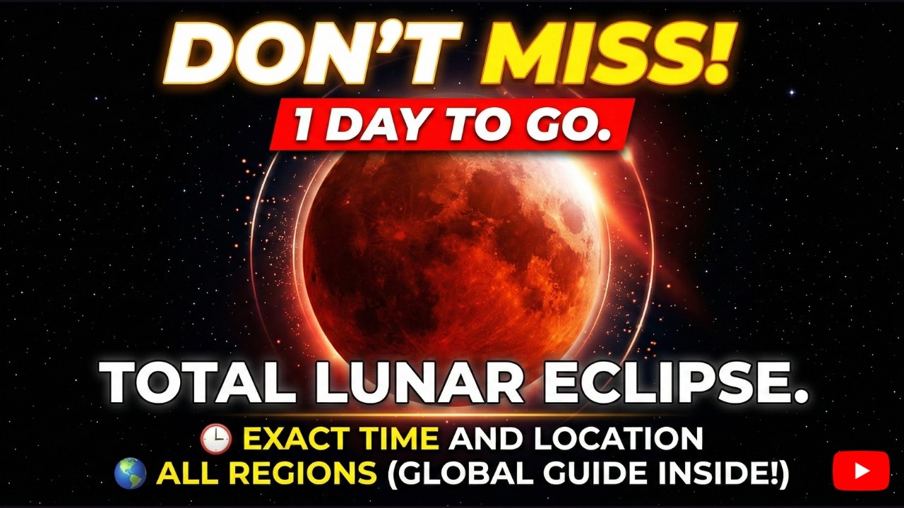 Total Lunar Eclipse Time And Location | Blood Moon March 3rd 2026