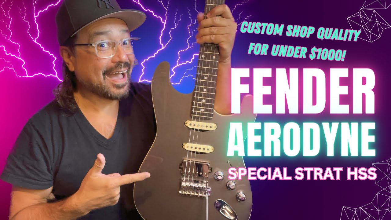 My New Birthday Guitar! Fender Aerodyne Special Strat HSS - Gear Review | Guitar Lesson | Tutorial