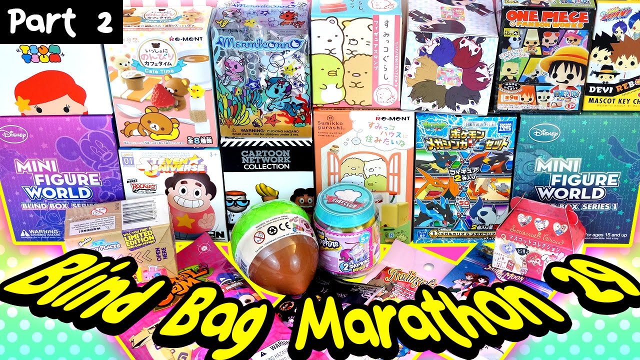 Surprise Blind Bag Marathon 29 - Part2 - Steven Universe, Disney, Tokidoki, Anime, Shopkins & MORE!