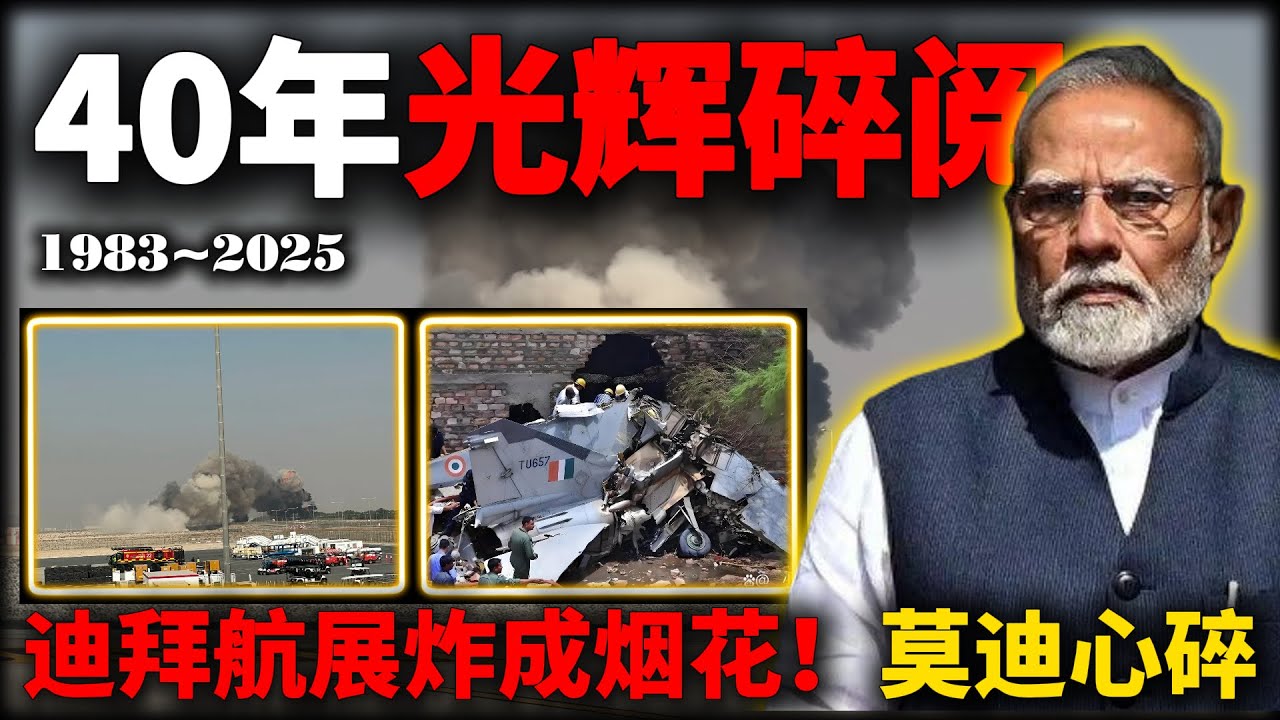 印度“光辉”战机坠毁后，印度国内轩然大波，印度网友炸了，一口气带你看懂印度军工40年巨变！