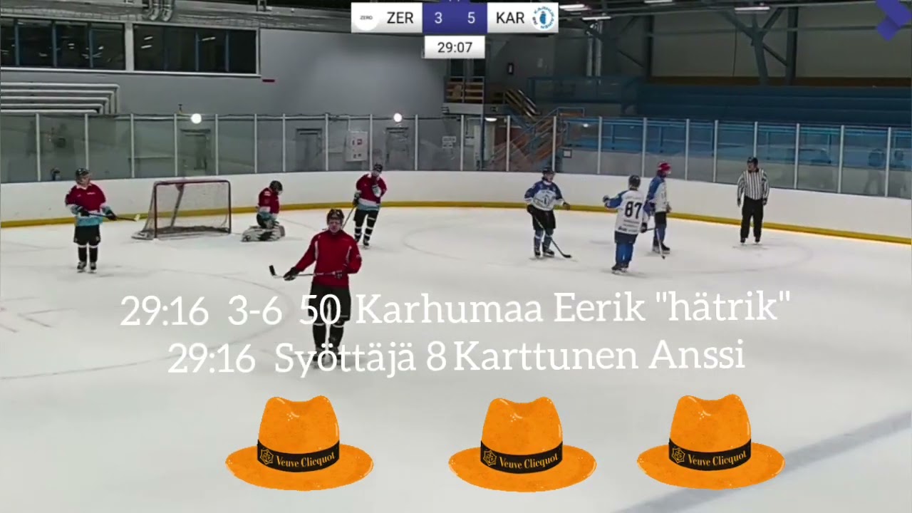 2div Oulun alue Muhoksen jäähalli, 15.12.2023 Zero vs. RB Karhukainen, @kaukalopallotv