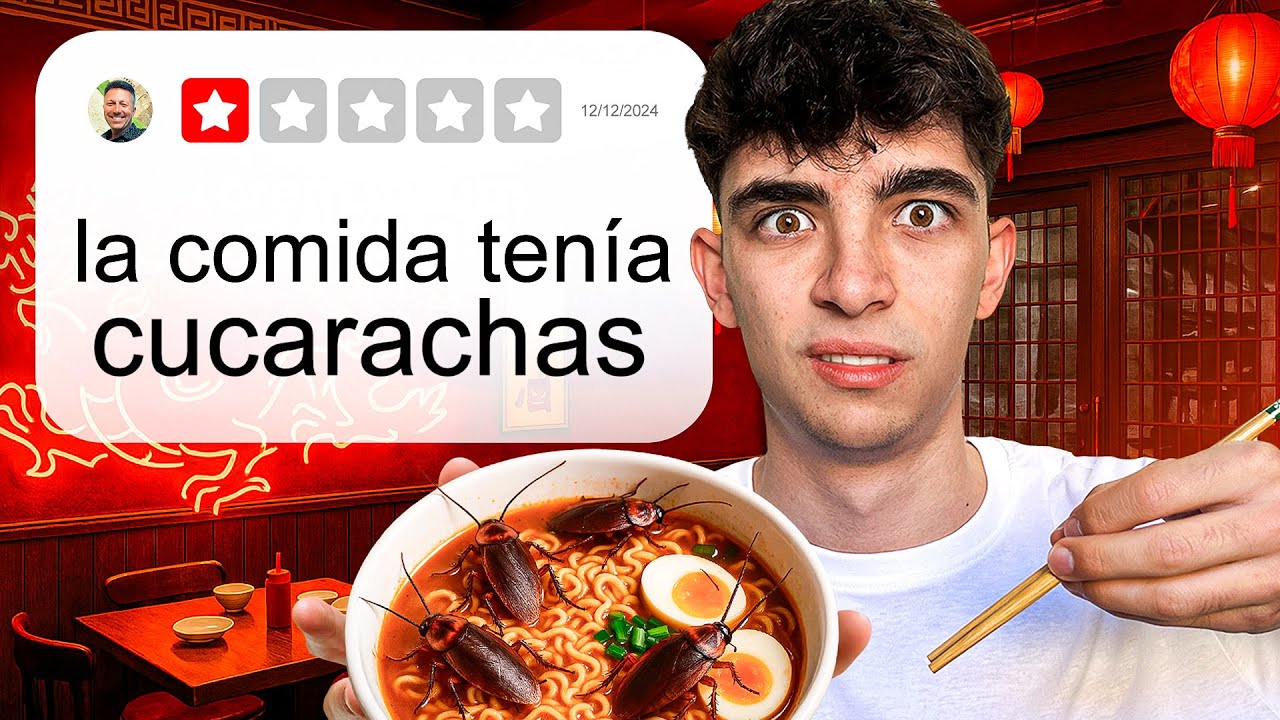 Probé Restaurantes Chinos con Malas Reseñas