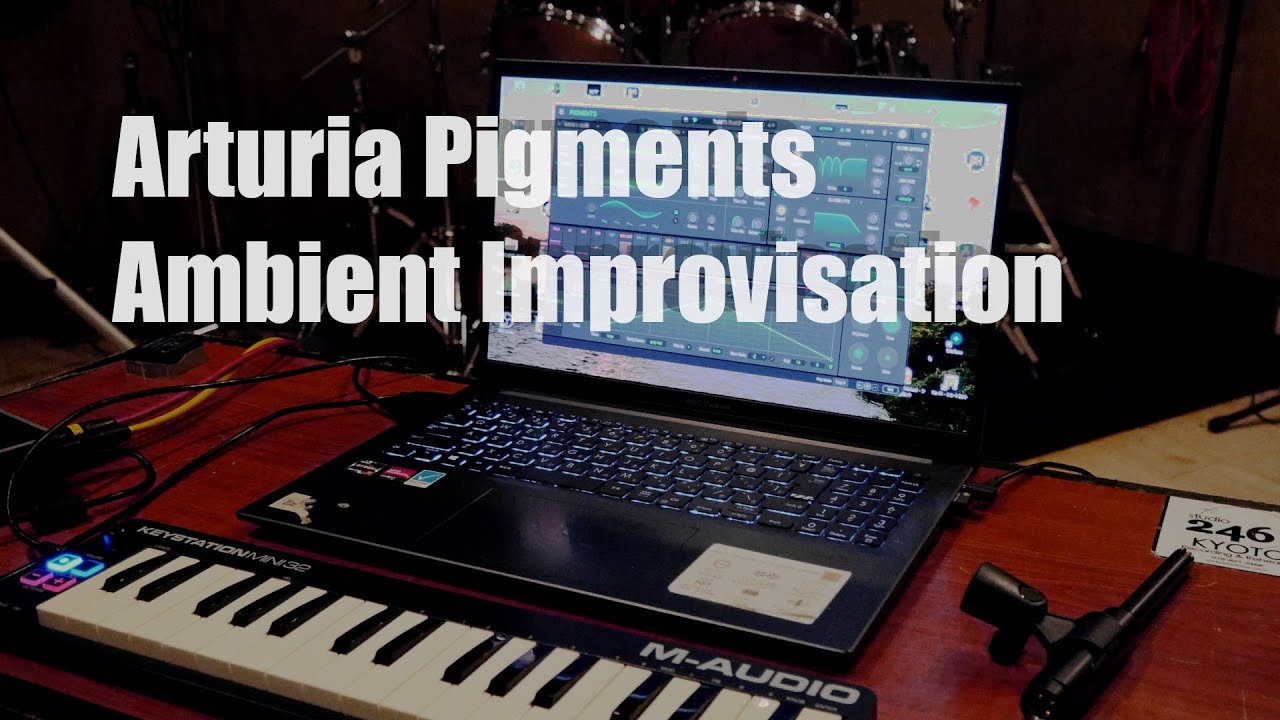 Arturia Pigments Ambient Improvisation ( full ) 20260104 @246studio omiya