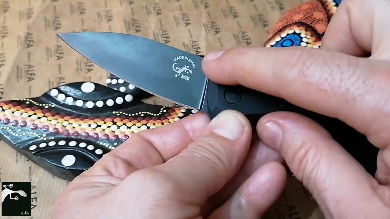 Mi mejor navaja, Salamandra TEMIS by Alfa Cuchillería. Versión táctica en G10 negro ref.302523