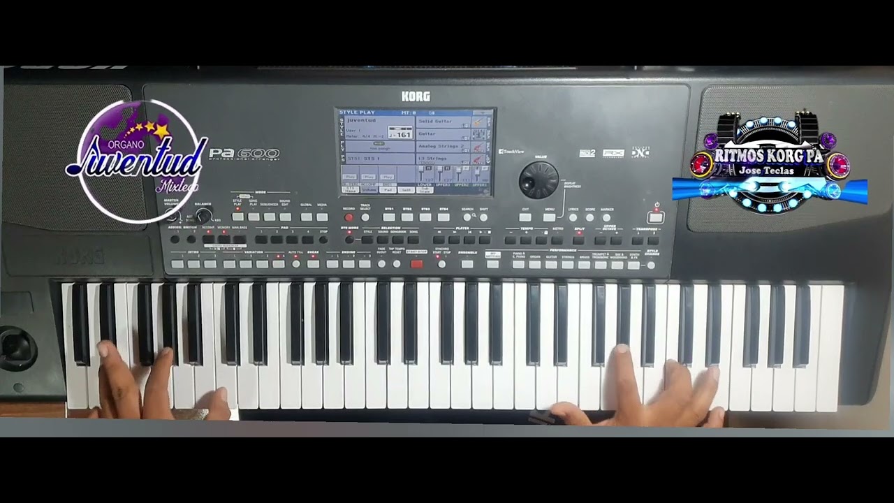 JUVENTUD Mixteco popurri de charangas/Chikitrikis/SE QUE TE AMO/ Mober el bote Ritmo korg pa