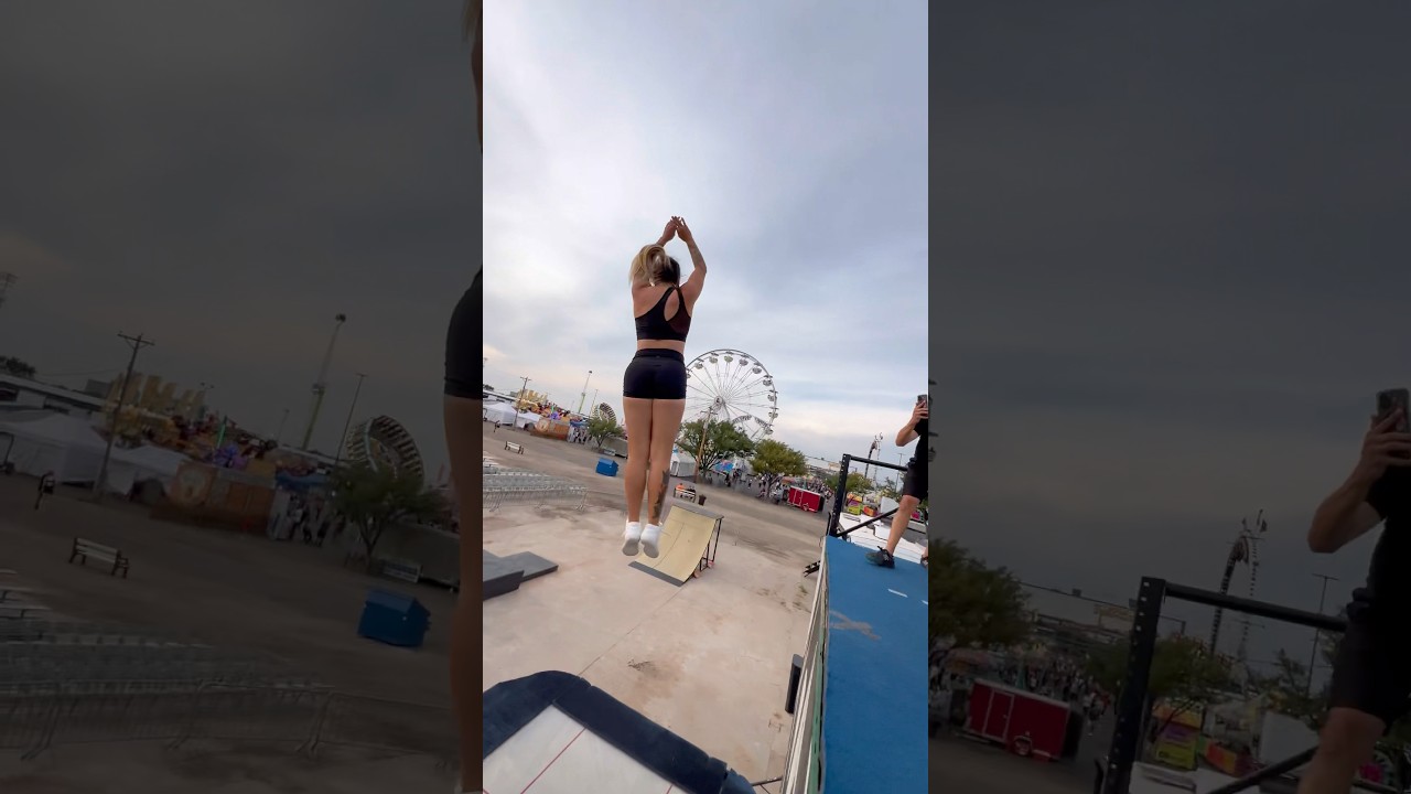 Безумные прыжки на 10-футовом батуте 😱😍✨🤘🏼#trampwall