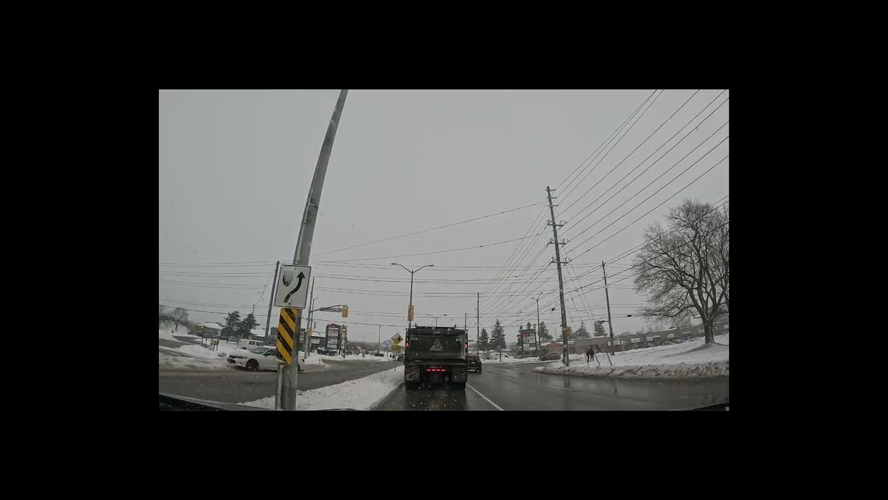 -30℃ Toronto to Vancouver Road Trip 5306Visibility 10 Meters |  Pull Over?#canadaontheroad