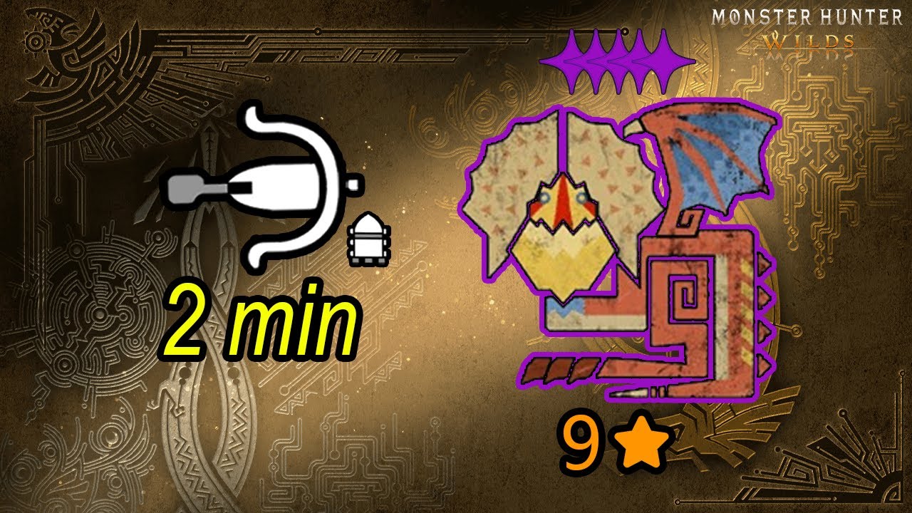 Light Bowgun Vs 9 Star Yian Kut-Ku | MH WILDS