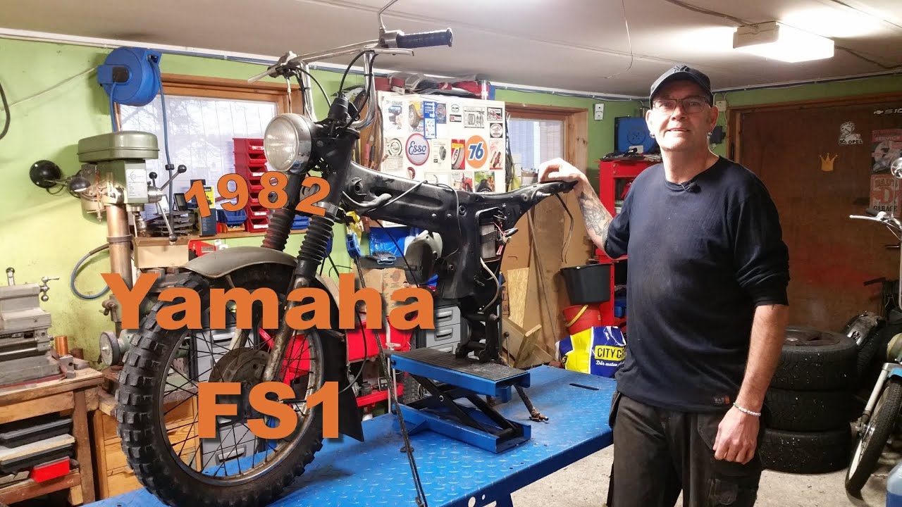 Yamaha fs1 1982 - Demonterar,  men inte utan problem. Del.5.