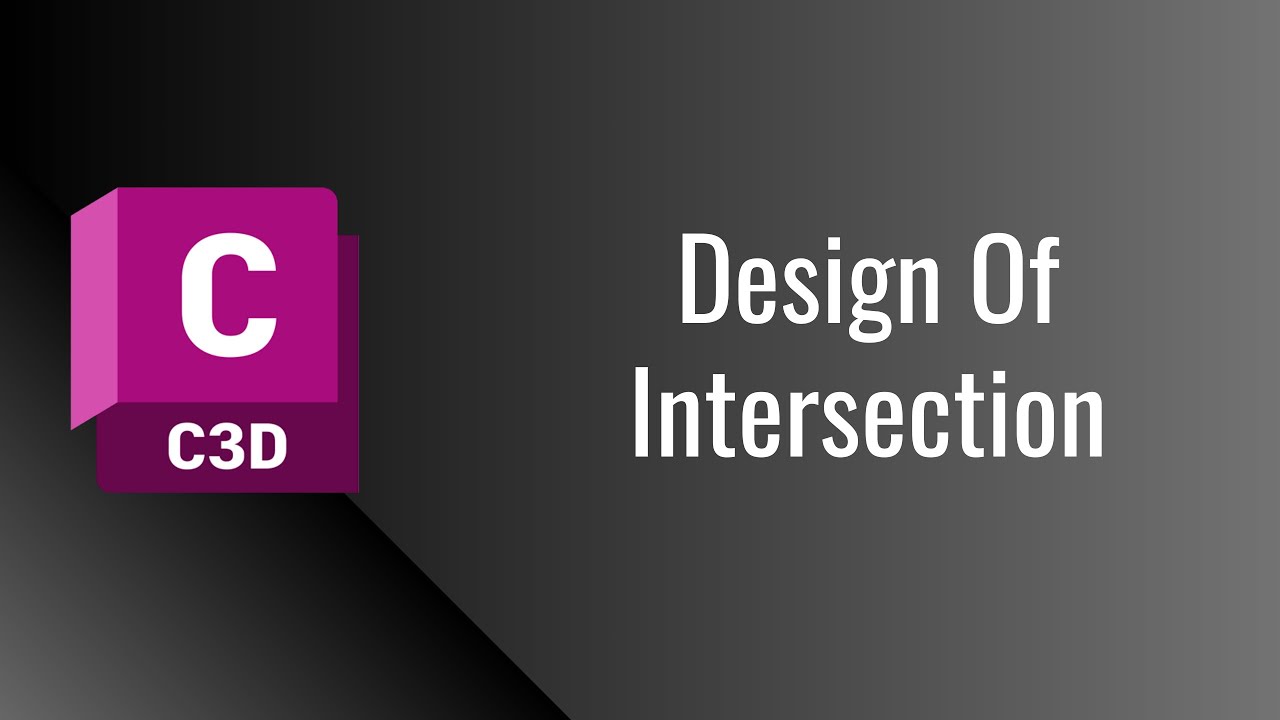 تصميم تقاطع بين طريقين - Design Of Intersection