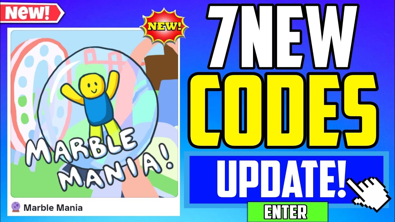 *SECRET UPDATE!* | Marble Mania code CODES 2025 (ROBLOX Marble Mania)Part 1103