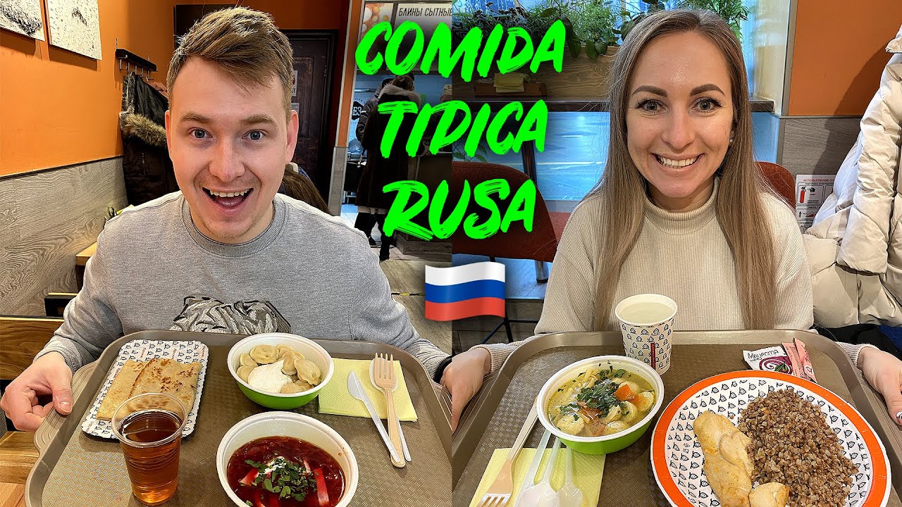🇷🇺ASÍ ES LA COMIDA TIPICA RUSA | QUE COMER en RUSIA | PLATOS TIPICOS de RUSIA