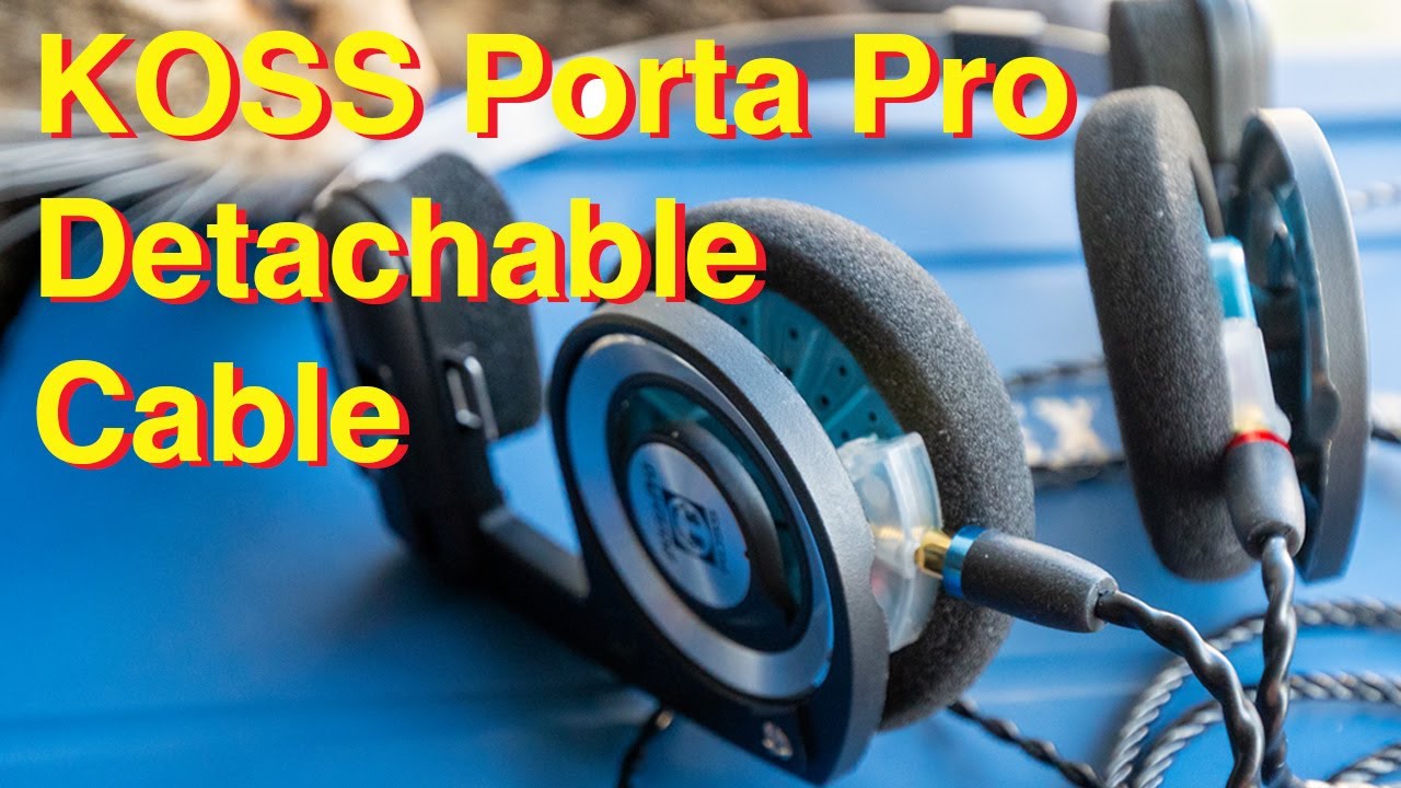 Upgrade Your Koss Porta Pro With Detachable Cables