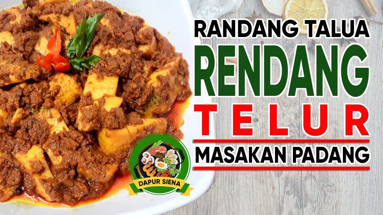 Rendang Telur | Randang Talua | Rendang Telor Basah Padang | Rendang Telur Padang #RendangTelur