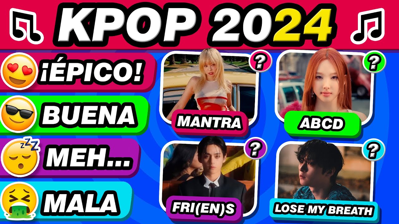 CALIFICA LA CANCIÓN DE KPOP 2024❤️😎😴🤮🎵🎶| Reto Musical - Go Quiz Kpop
