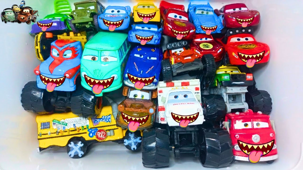 Disney Pixar Cars Unboxing Review | Lightning McQueen, Tow Mater, Chick Hicks, Sally , Cruz ASMR Car