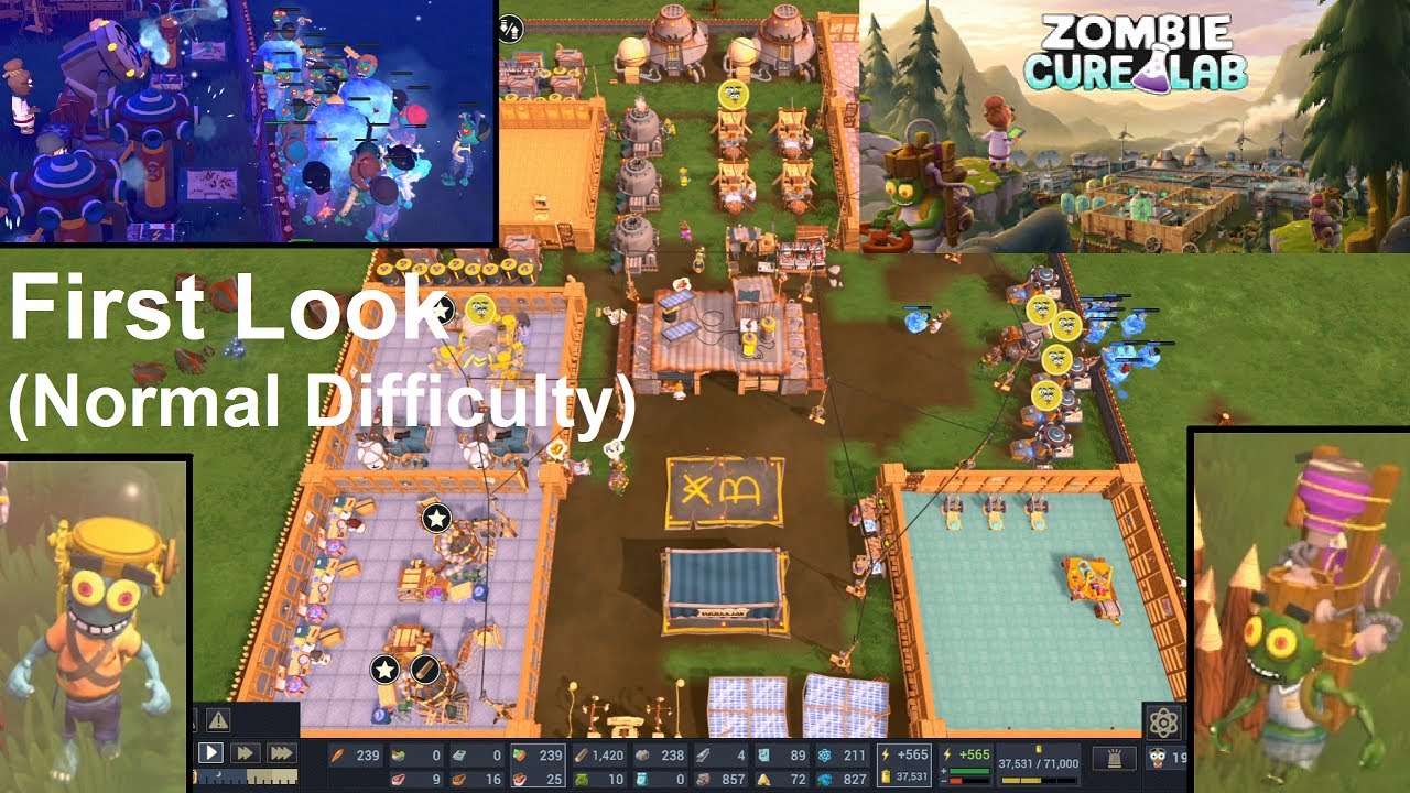 Zombie Cure Lab - First Look on Normal Difficulty (Part 1) - No Commentary Gameplay