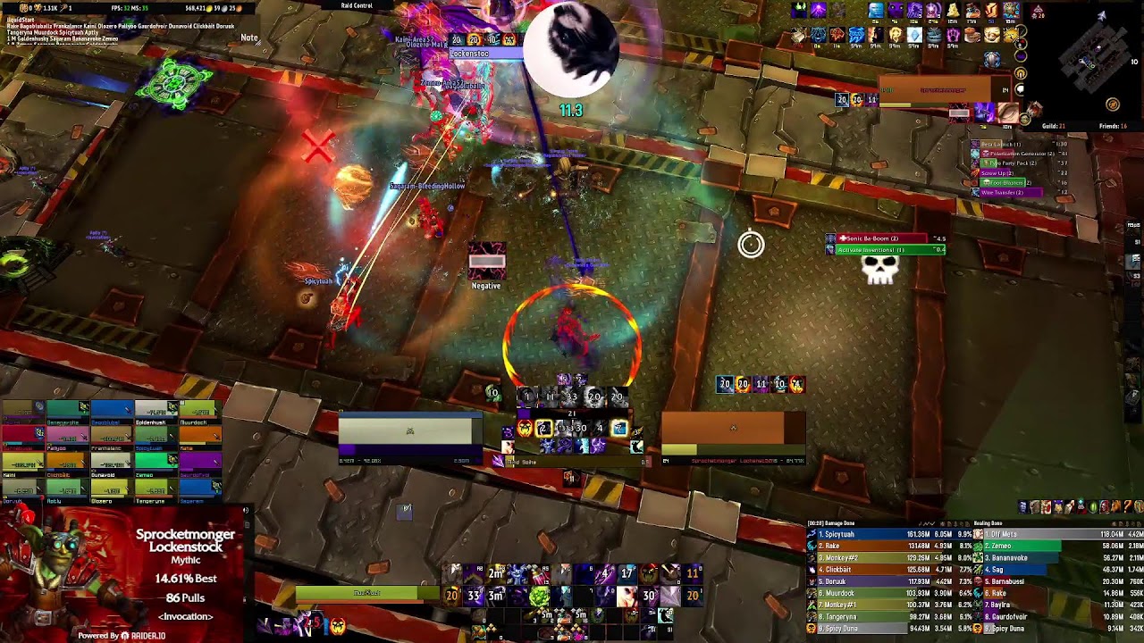 Invocation Raid Night - Mythic Raid Shadow Priest PoV