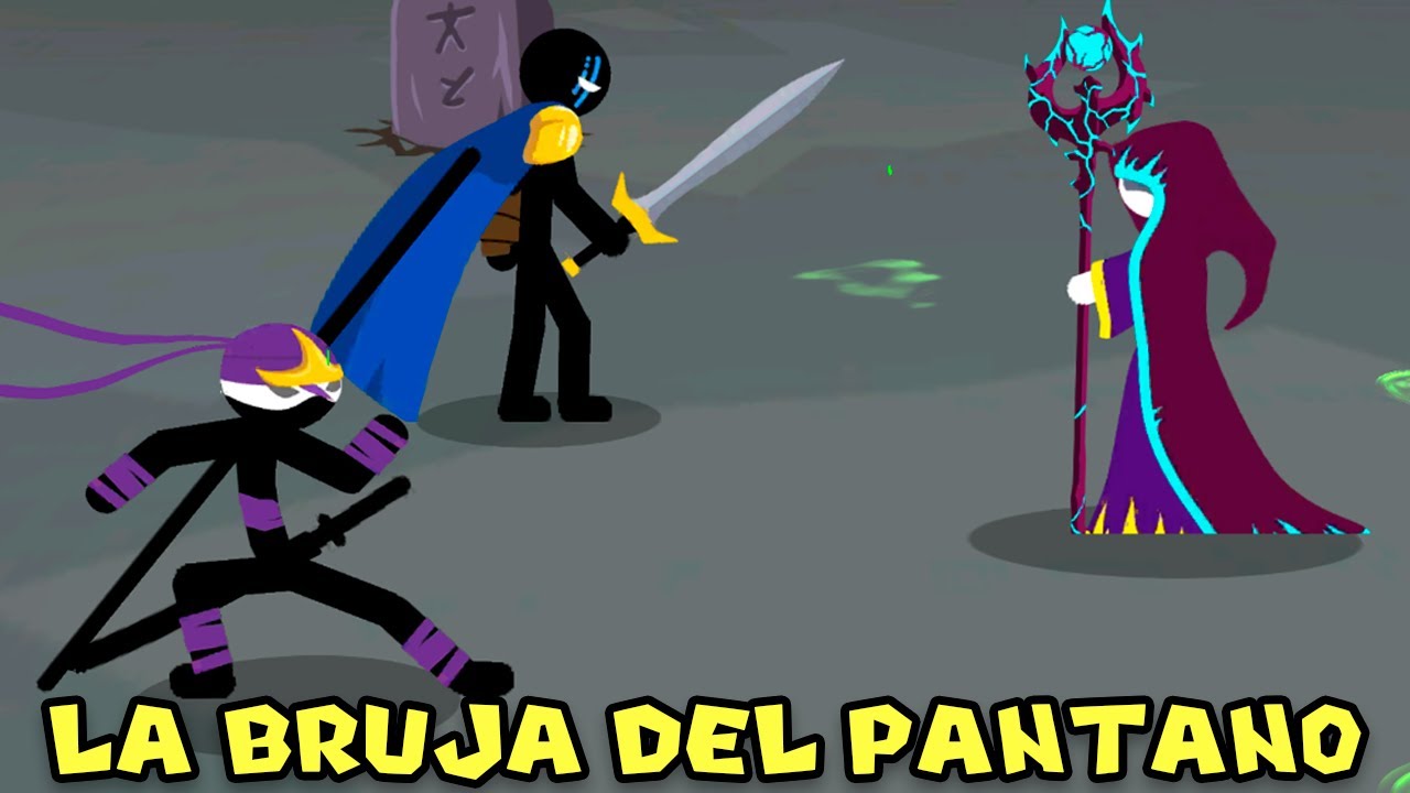 LA BRUJA DEL PANTANO DE PALITOS - Stick War Saga con Pepe el Mago (#4)