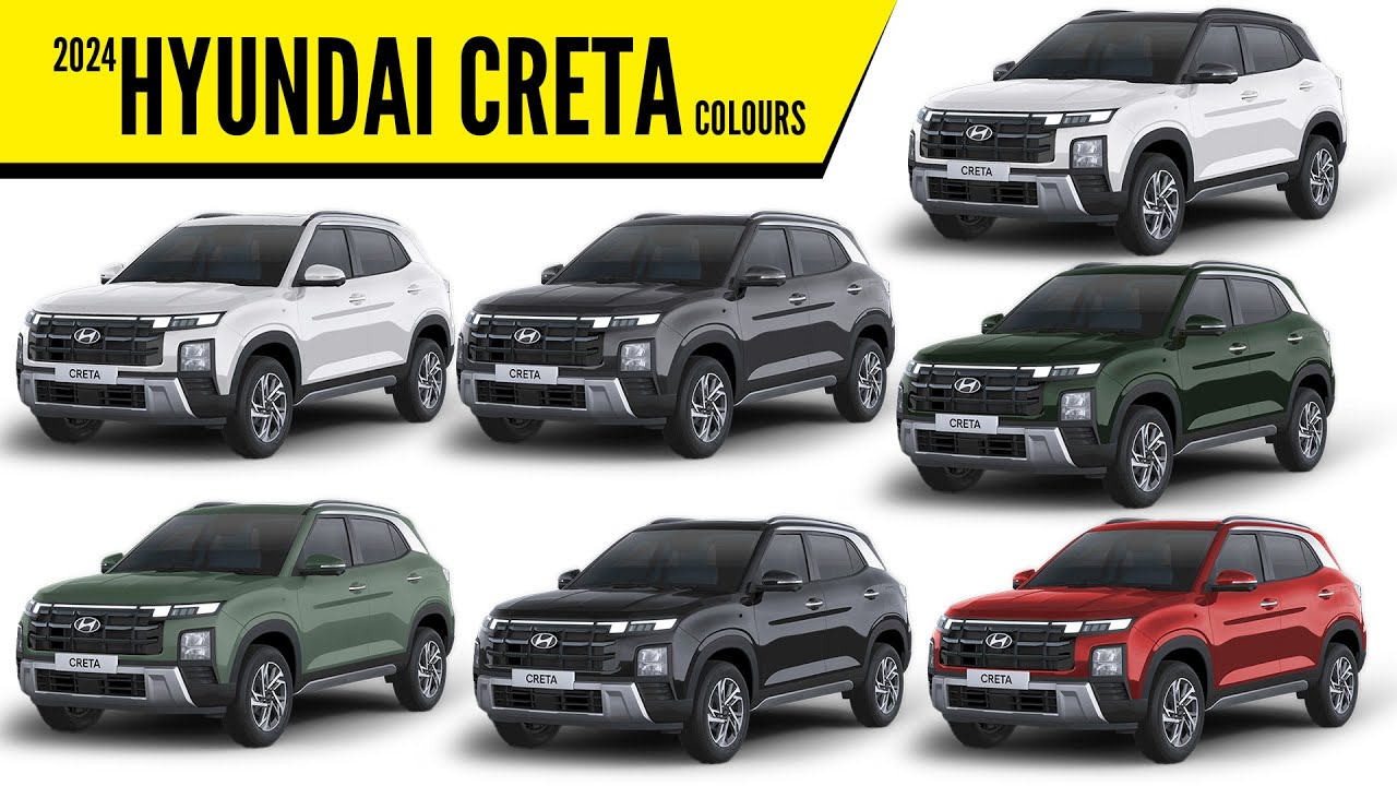 2024 Hyundai Creta Facelift -  All Color Options - Images | AUTOBICS