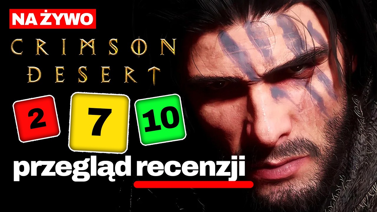 Analiza RECENZJI Crimson Desert (na żywo)