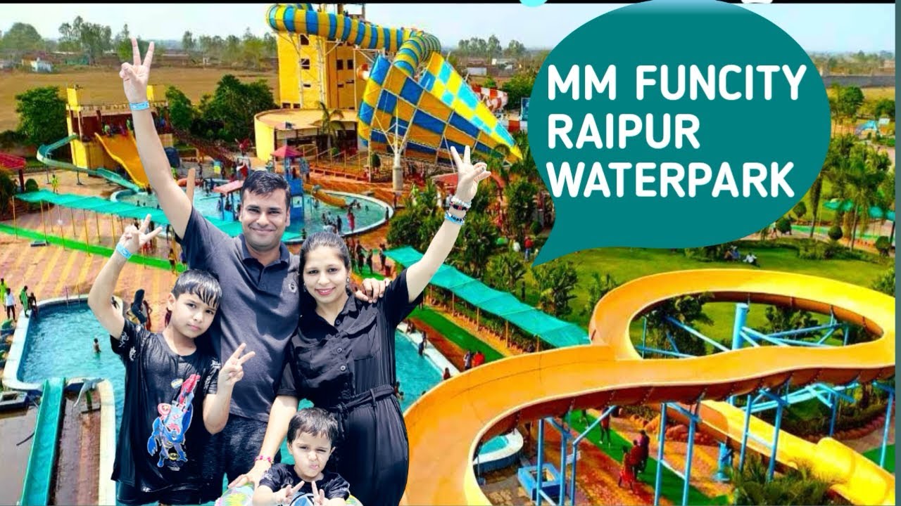 MM FUNCITY RAIPUR WATERPARK | Family Fun Day Vlog | Amazing Water Slides & Activities!