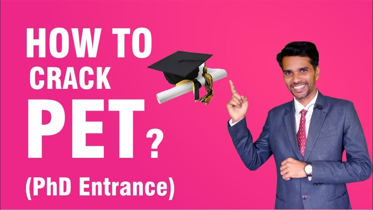 How to crack PET Entrance! How Qualified PhD Entrance (Marathi Explanation) by Dr. Sunil Jadhav