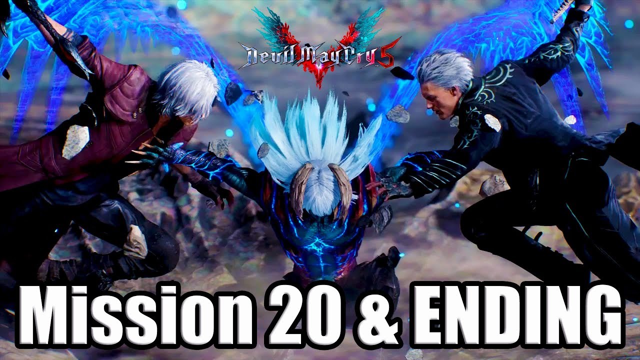 DEVIL MAY CRY 5 (2019) Gameplay Walkthrough - Mission 20, Final Boss, & ENDING (No Commentary)