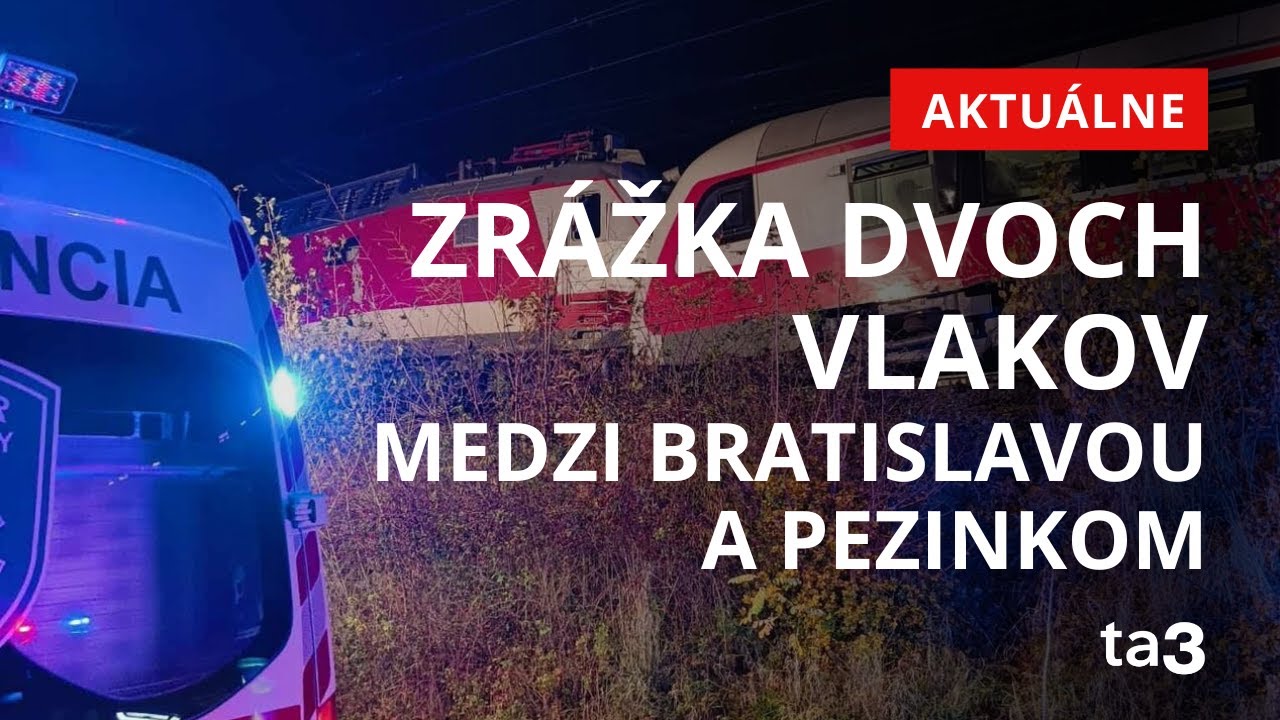 Aktuálne: Medzi Bratislavou a Pezinkom sa zrazila súprava s vlakom