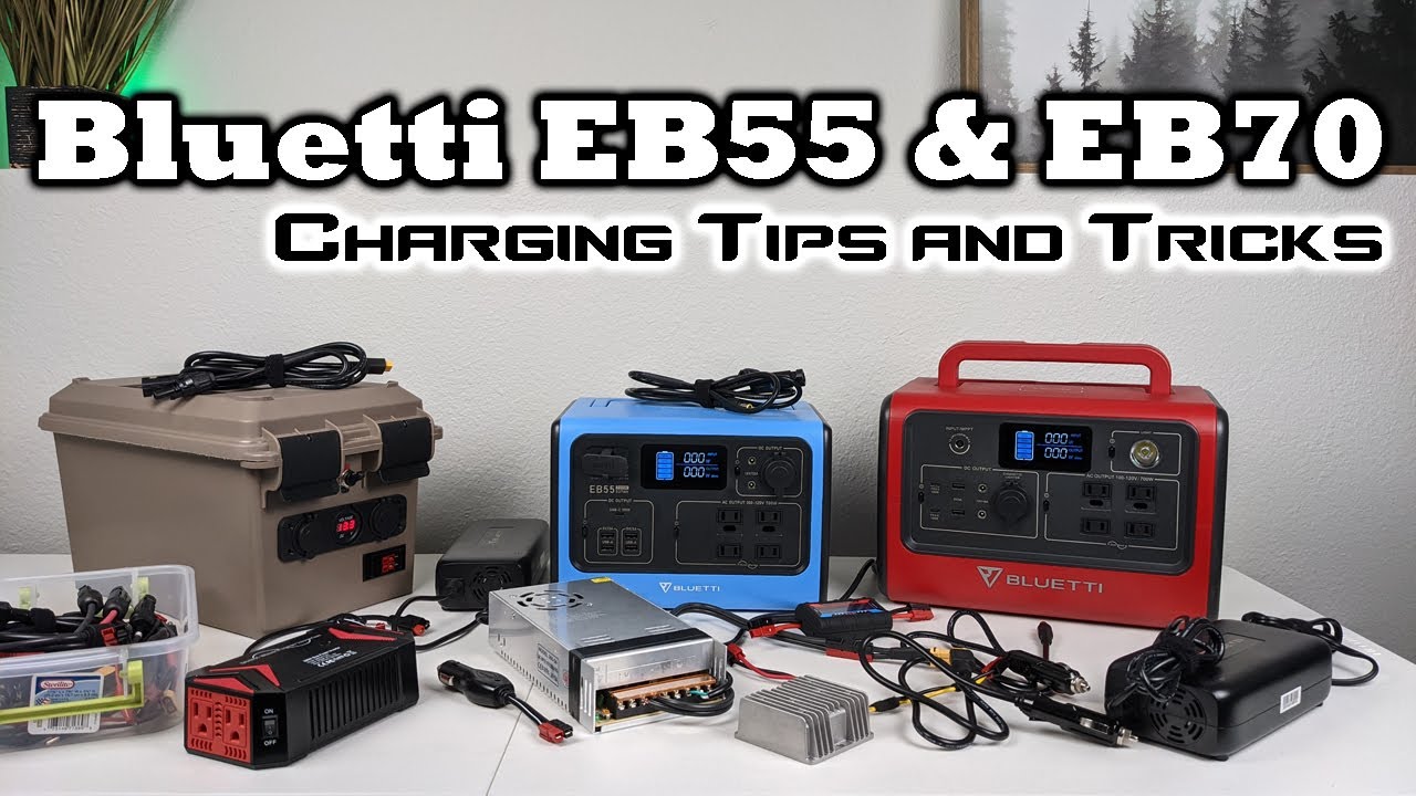 Советы и рекомендации по зарядке Bluetti EB55 и EB70 — более быстрая зарядка без солнечной батаре...