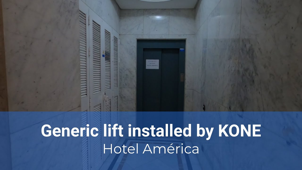 Hydraulic Carlos Silva lift installed by KONE in an old building