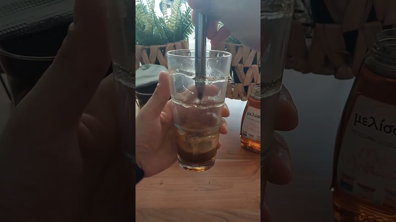 Frappe with Honey 🍯👌 #coffee #frappecoffee #coffeelover #coffeegram #nescafefrappe #coffeeaddict
