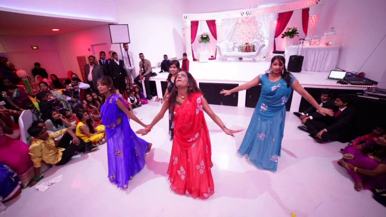 paris  tamil  girls - wedding dance